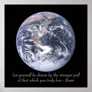 Pôster Rumi Love Earth