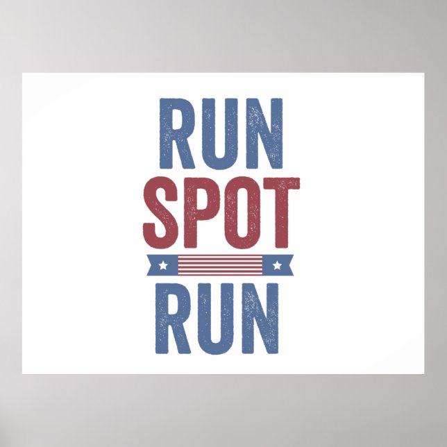 Poster Run Spot Run Presidente Eleição 2024 (Frente)