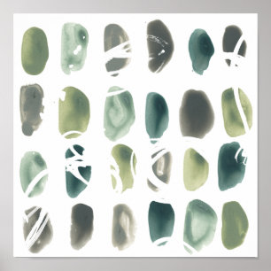 Poster Rune Stone - Verde