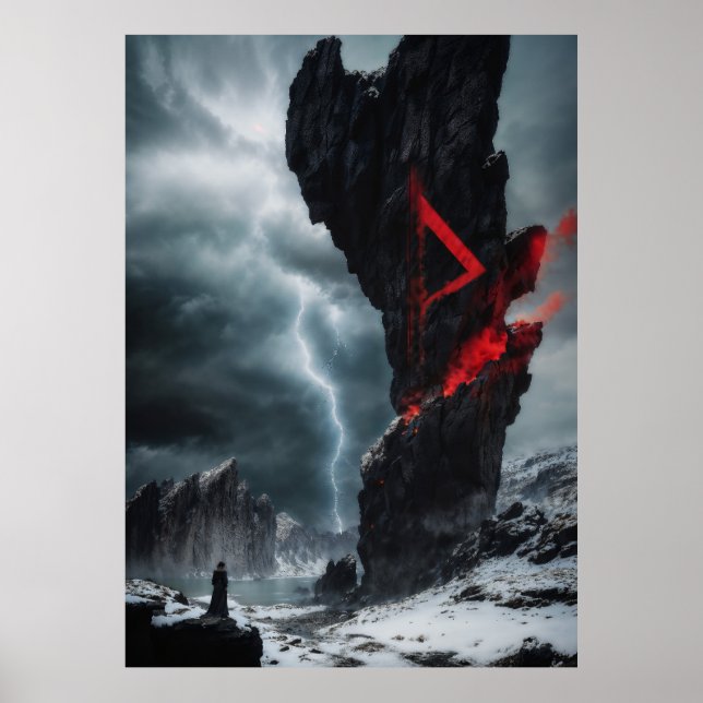 Poster Rune Thurisaz (Frente)