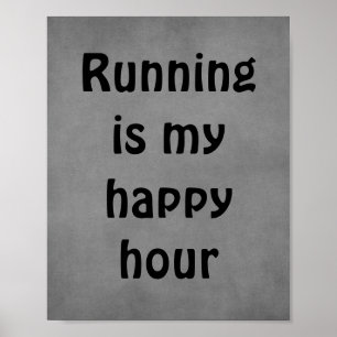 Poster Running das citações