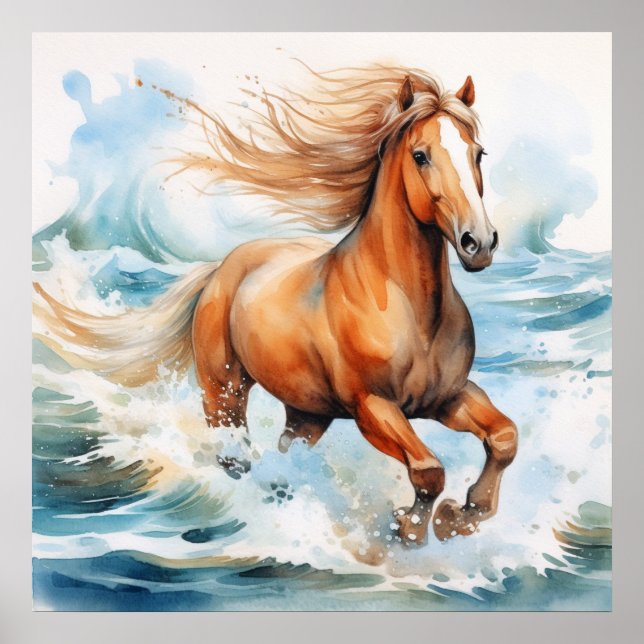 Poster Running Horse (Frente)