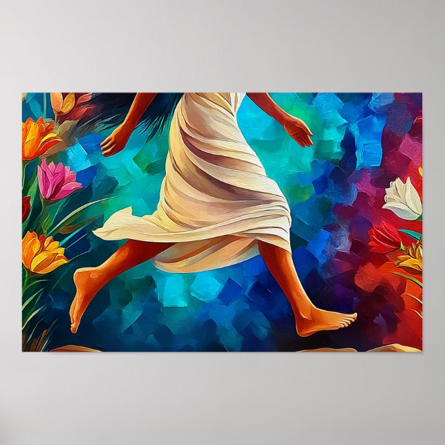 Poster Running to Tell the Good News (Frente)