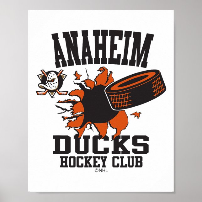 Poster Ruptura de Disco de Hóquei do Anaheim Ducks Licenc (Frente)