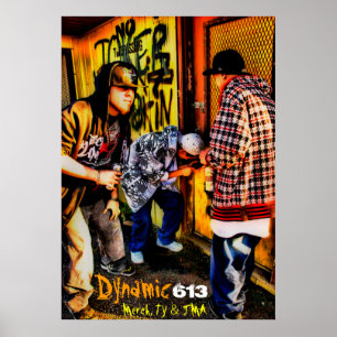 Pôster Ruptura & entrada dinâmicas (Merch, TY & JMA)