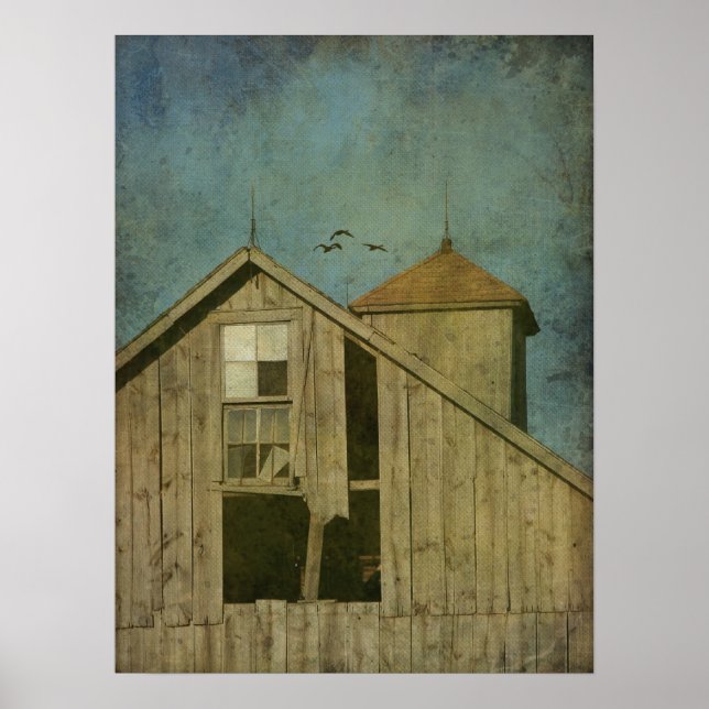 Poster Rural Iowa Barn 5 (Frente)