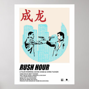 Poster Rush Hour Minimalista