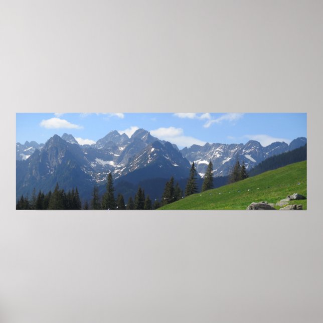 Poster Rusinowa meadow Tatras (Frente)