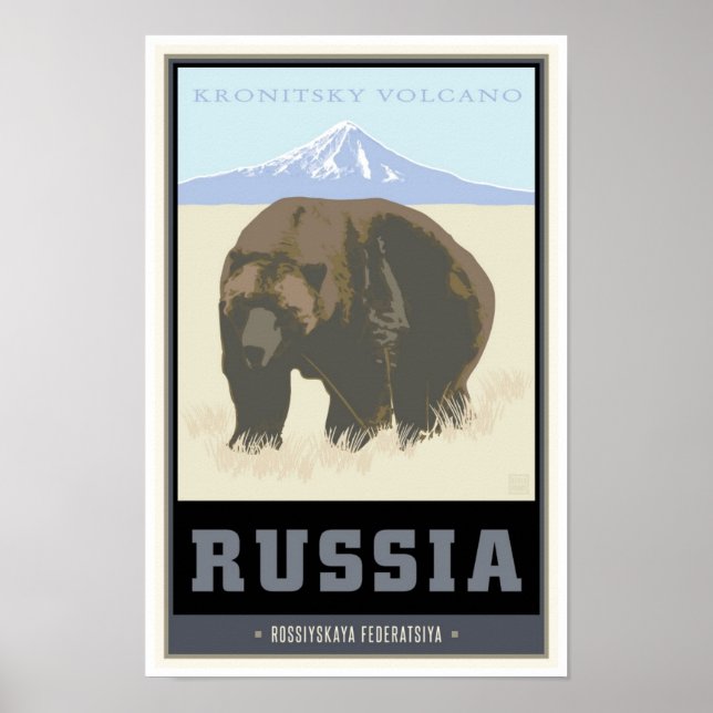 Pôster Rússia (Frente)