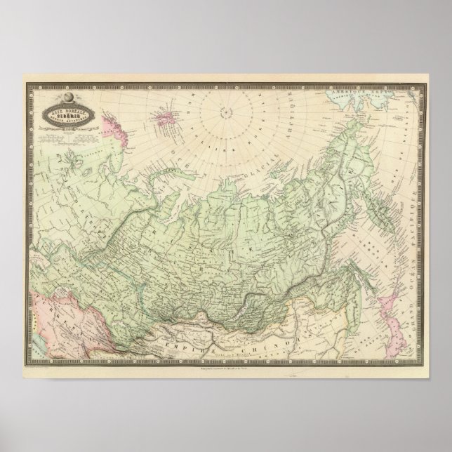 Pôster Rússia e Ásia (Frente)