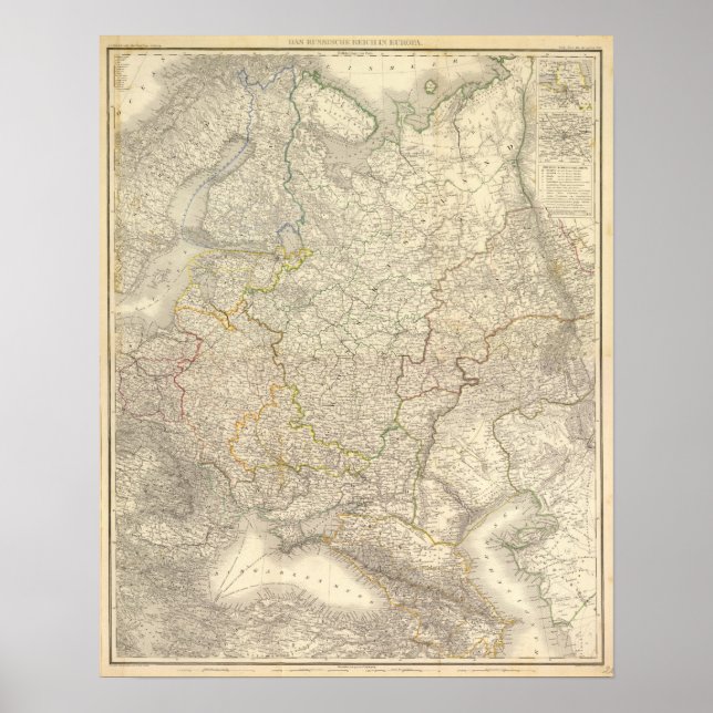 Pôster Rússia e Europa 5 (Frente)