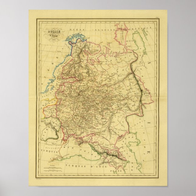 Pôster Rússia Europeia 3 (Frente)
