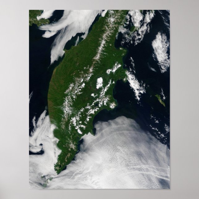 Pôster Rússia Kamchatka — Península (Frente)