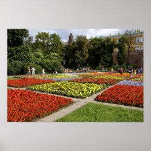 Pôster Rússia, Moscou, Praça Vermelha, Alexandrovsky