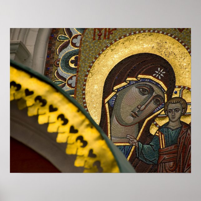 Pôster Rússia, Moscou, Praça Vermelha. Nossa Senhora de K (Frente)