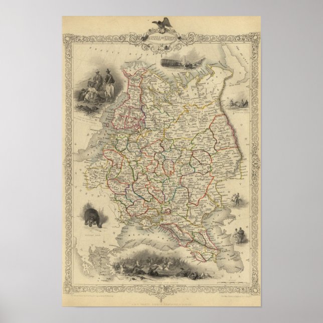 Poster Rússia Na Europa (Frente)