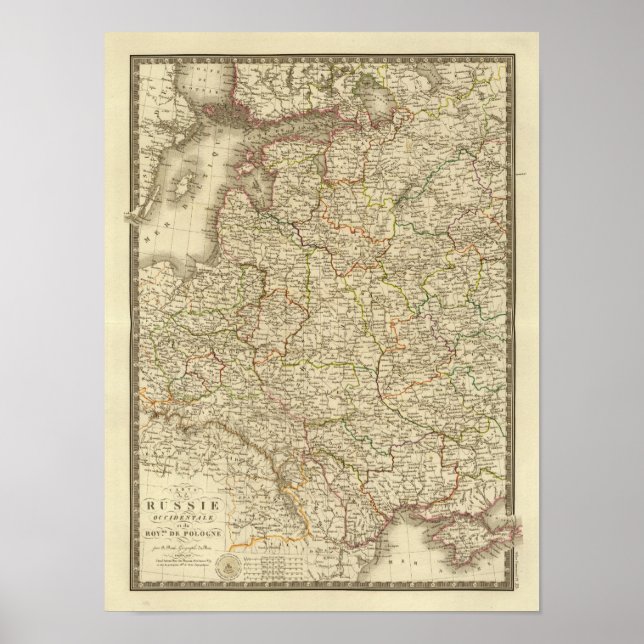 Poster Rússia Ocidental, Polônia (Frente)