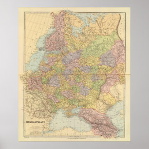 Pôster Rússia, Polônia