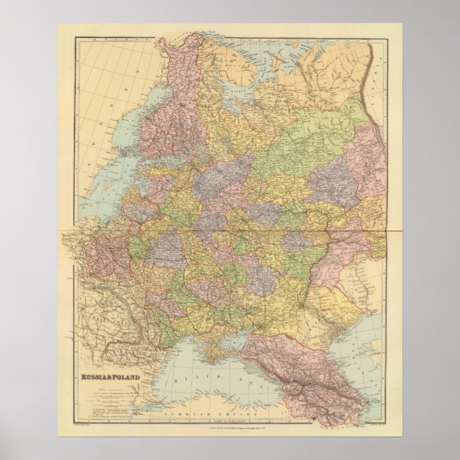 Pôster Rússia, Polônia (Frente)