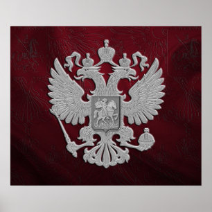 Poster Russian Coat of arms