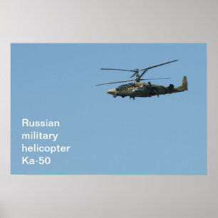 Pôster Russian military helicopter Ka-50