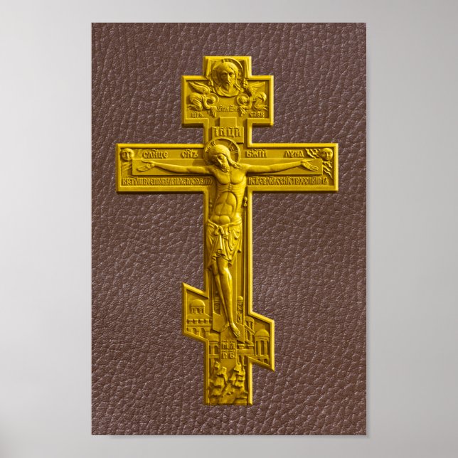 Poster Russian orthodox cross (Frente)