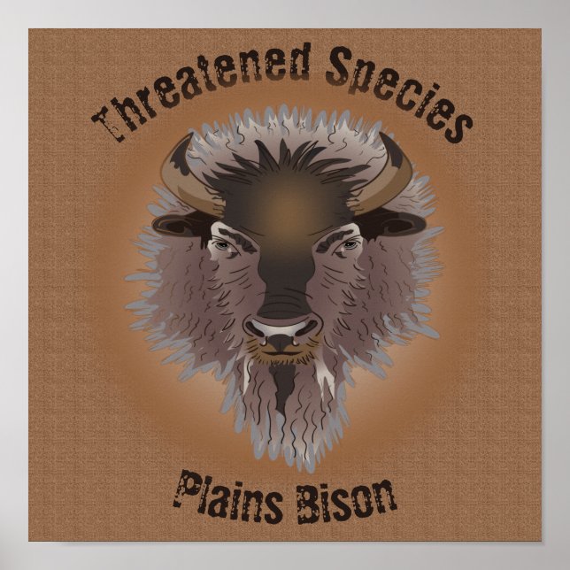 Poster Russo Western Plains Bison (Frente)