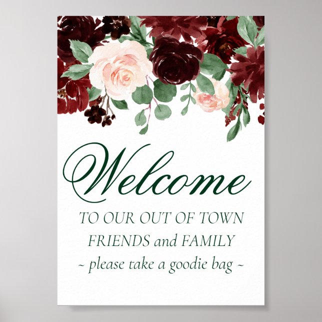 Poster Rustic Blooms | Convidado fora da cidade em Terrac (Frente)
