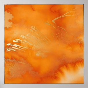 Poster Rustic Ember Drift