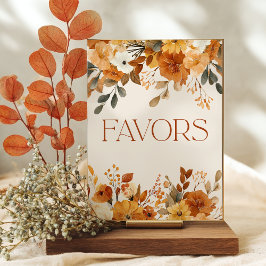 Poster Rustic Fall In Love Watercolor Boho Favorece Sinal