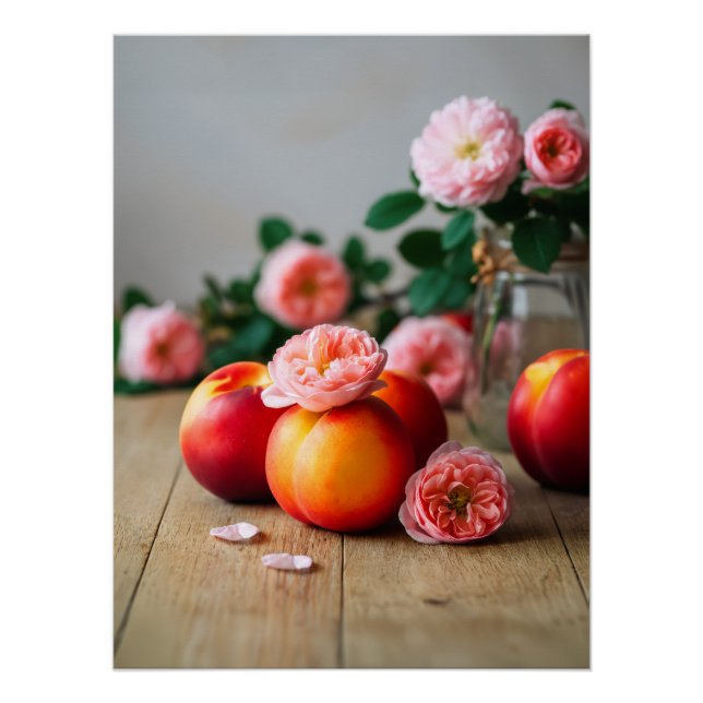 Pôster Rustic Peach Beauty (Frente)