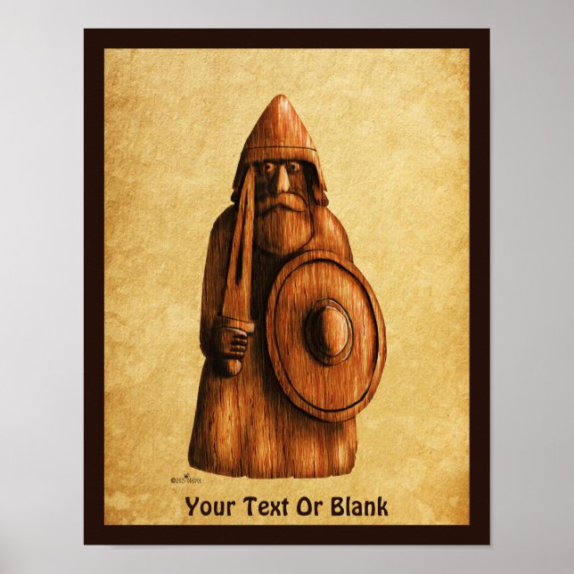 Poster Rustic Viking (Frente)