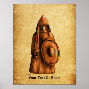 Poster Rustic Viking