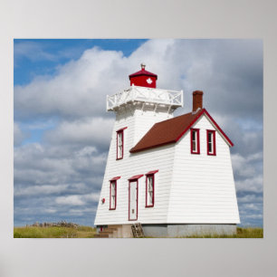 Pôster Rustico Harbor, Ilha do Príncipe Edward.