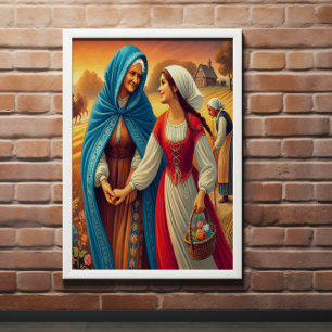 Poster Ruth 1 Mão em Mão com Fé