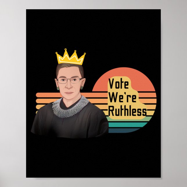 Poster Ruth Bader Ginsberg RBG (Frente)