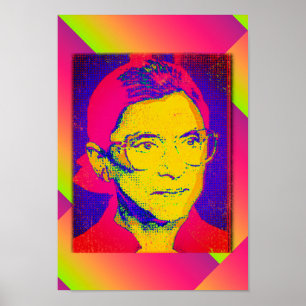 Poster Ruth Bader Ginsburg, 1983, Retrato Pop