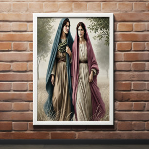 Poster Ruth caminhando junto com coragem e amor