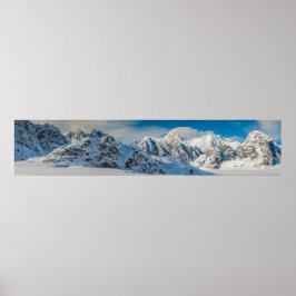 Poster Ruth Glacier Denali National Park Pano
