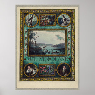 Poster Ruthven Deane, Sra. Frank S. Hatch Bookplate Birds