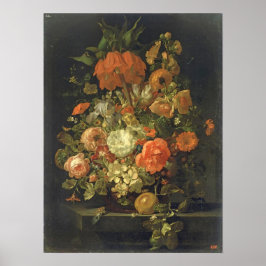 Poster Ruysch - Vida Estática Das Flores
