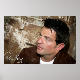 Poster Ryan Kelly Music - Poster- Leather Jacket-"Signed"