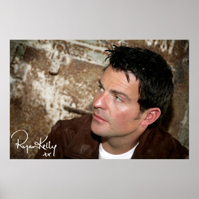 Poster Ryan Kelly Music - Poster- Leather Jacket-"Signed" (Frente)