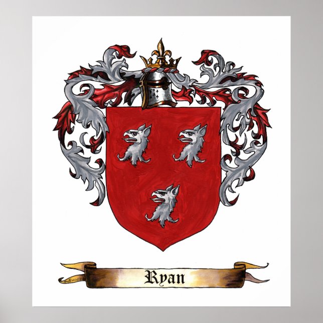 Pôster Ryan Shield of Arms (Frente)
