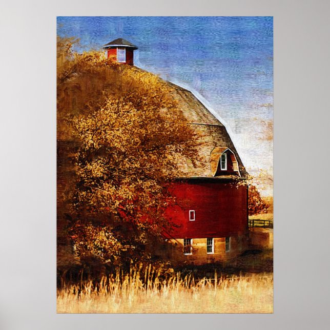 Poster Ryan's Round Barn (Frente)