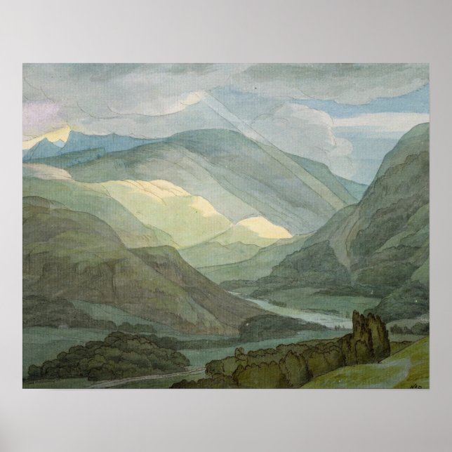 Poster Rydal Water, 1786 (c/c) (Frente)