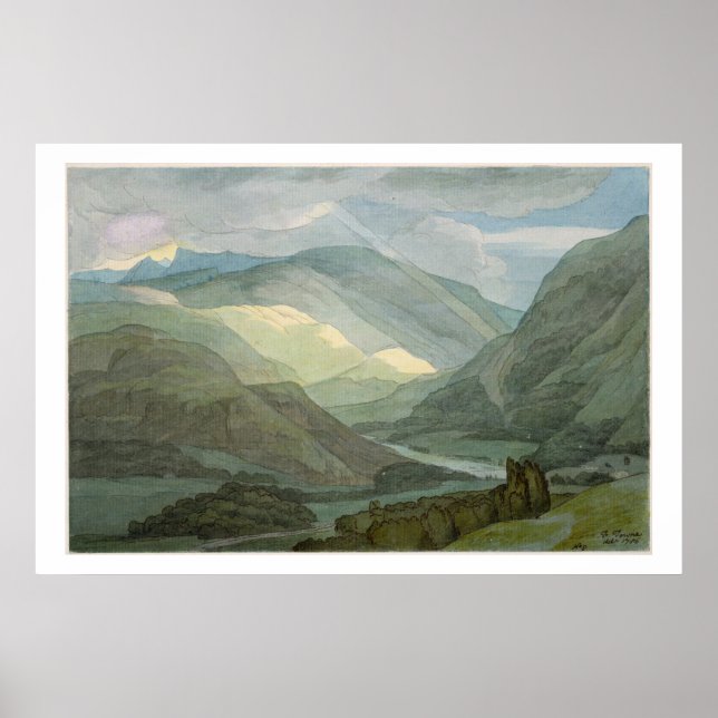 Pôster Rydal Water, 1786 (c/c) (Frente)