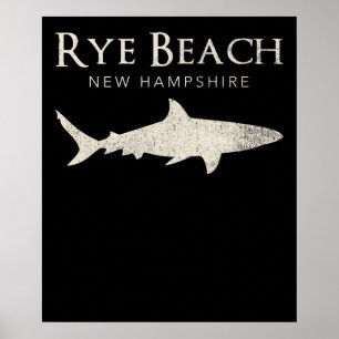 Poster Rye Beach New Hampshire - Presentes do Fosso