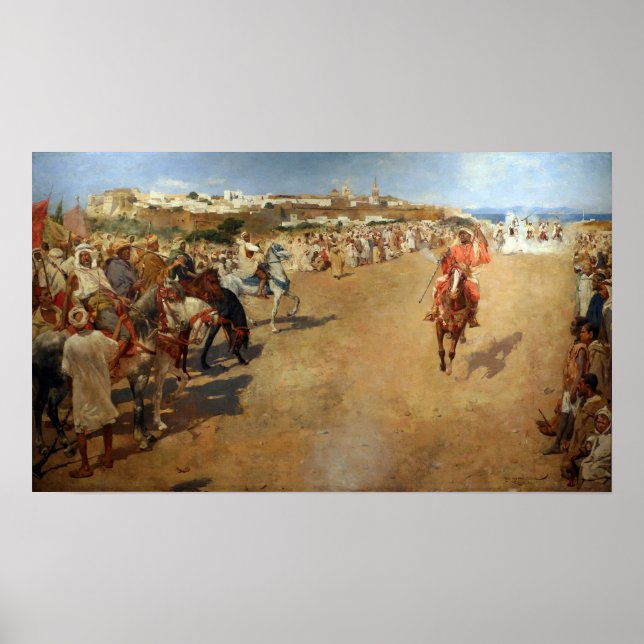 Poster Rysselberghe - Arabic Fantasy 1884 (Frente)