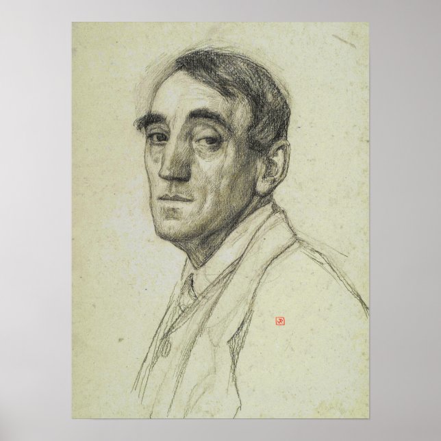 Poster Rysselberghe - Autorretrato (Frente)
